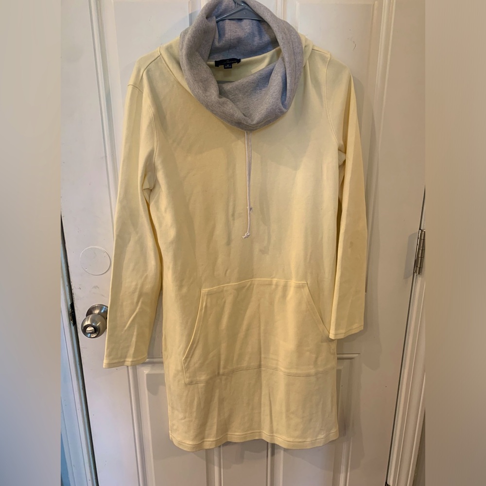 Brooks Brothers Cotton cowl neck sweatshirt Dresses